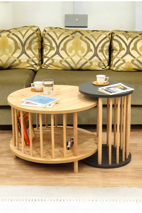 Hanah Home Peka-Set108 - Roble Zafiro y Antracita Hanah Home Peka-Set108 - Roble Zafiro y Antracita